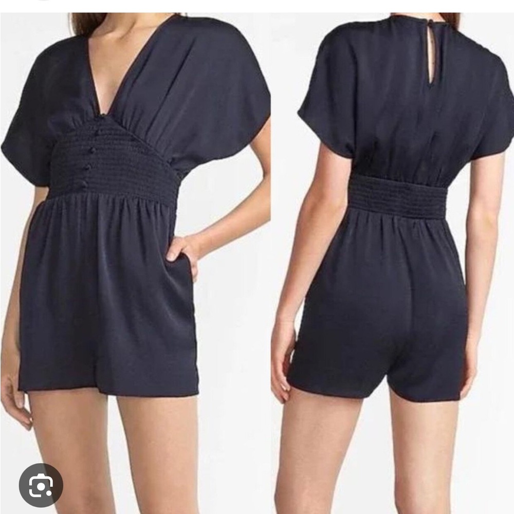 New* Express Navy Romper